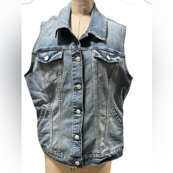 Slink Jeans Denim Vest - Picture 1 of 6